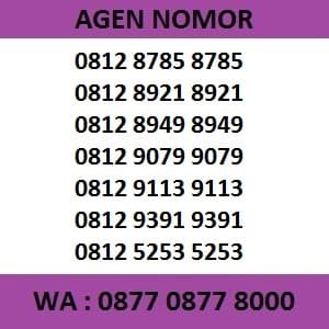 Jual Nomor cantik simpati 0812 ABCD 1000 A