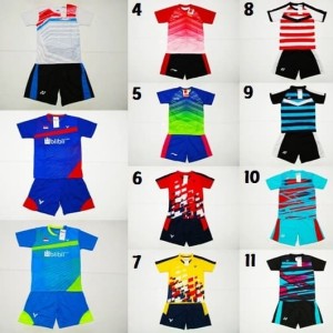 Setelan Badminton Ukuran Anak Anak Baju Kostum Olahraga Bulutangkis Timnas Junior Tokopedia