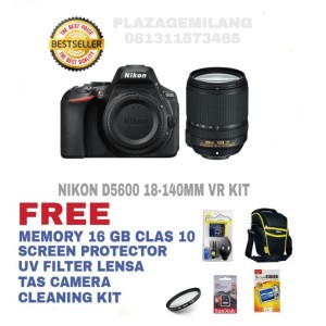 Nikon D5600 18 140mm Paket Tokopedia