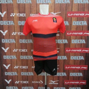 Setelan Badminton Ukuran Anak Anak Baju Kostum Olahraga Bulutangkis Timnas Junior Tokopedia