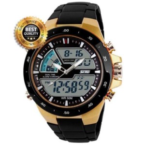 Jam Tangan Analog Digital Pria Skmei Ad1155 Tokopedia