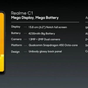 Realme C1 Ram 2 16gb Garansi Resmi Tokopedia