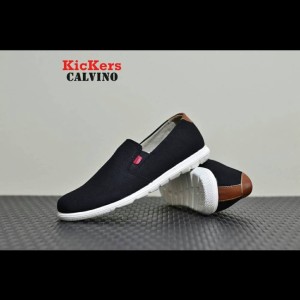 Sepatu Casual Kickers Mocassin Sepatu Kickers Slip On Sepatu Pria Kickers Slop Tokopedia