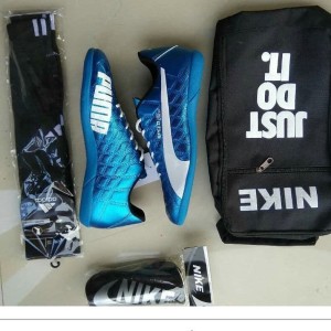 Sepatu Futsal Puma Evospeed Grade Ori Bawahan Komponen Original Biru Tokopedia