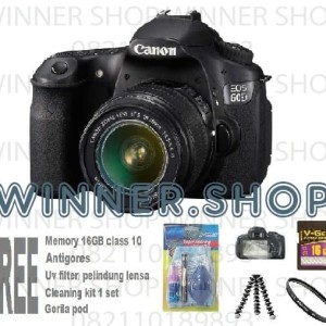 Canon 60d Kit 18 55mm Is Ii Like New Tokopedia