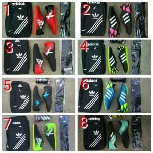 Paket Komplit Sepatu Futsal Adidas X Techfit Tokopedia