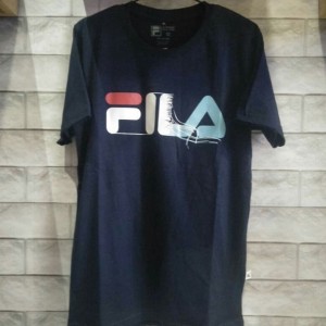 Baju Kaos Fila Hitam Tokopedia