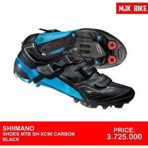 Shimano Shoes Mtb Xc90le Carbon Wide 43 Tokopedia
