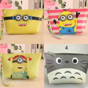 Tempat Pensil Jumbo Dompet Kosmetik Kartun 3d Mata Menonjol Tokopedia