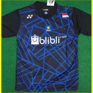 Baju Jersey Badminton Y137 Model Terbaru Warna Kuning Dan Biru Tokopedia