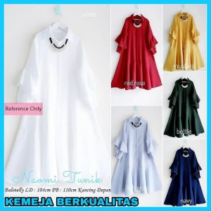Tunik Kemeja Baju Atasan Tunik Pocket Blouse Jilbab Hijab Blus Muslim Tokopedia