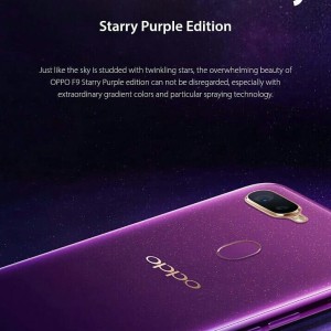 Oppo F9 New Starry Purple Tokopedia