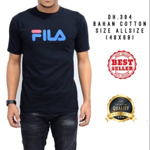 Baju Kaos Fila Hitam Tokopedia