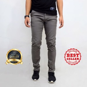 Celana Chino Celana Chinos Celana Slimfit Celana Panjang Abu Chino Grey Chinos Abu Chinos Slim Fit Tokopedia