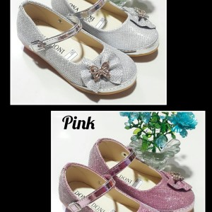 Sepatu Anak Perempuan Pink Party Glitter Tokopedia