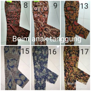 Celana Panjang Batik Betawi Celana Boim Untuk Dewasa Tokopedia