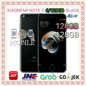Mi Note 3 Black 6gb 64gb Bonus Tempered Glass Dan Hard Case Original Tokopedia