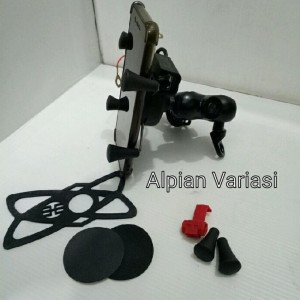 Holder Hp Spion Besi Plus Usb Charger Tokopedia