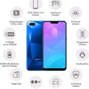 Oppo Realme 2 Diamond Blue Tokopedia
