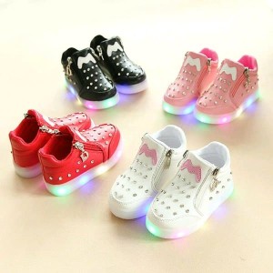 Sepatu Swaroski Sepatu Lampu Anak Tokopedia