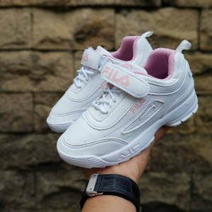Sepatu Fila Distruptor Kids Anak Sneakers Kets Casual Perempuan Tokopedia