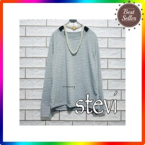 Sumber Fashion Baju Atasan Tee Wanita Top Stevie Salur Spandek Warna Putih Konveksi Murah Tokopedia