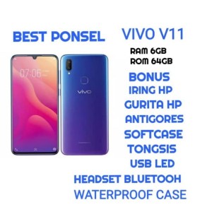 Vivo V11 Ram 6gb Rom 64gb Garansi Resmi Vivo 1tahun Indonesia Tokopedia