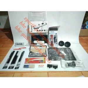 Harga Promo Set Paket Perlengkapan Alat Pangkas Rambut Barber Shop Potong Rambut Set Alat Barbershop Mesin Cliper Super Taper Asli Murah Berkualitas A Tokopedia