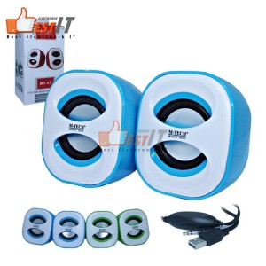 Speaker Portable Komputer Dan Laptop Mt 02 Usb Tokopedia