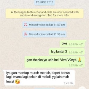 Vivo V9 Gold Black Red Blue Tokopedia