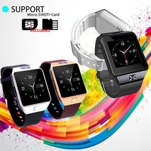 Jam Tangan Smart Watch Dz09 U9 Jam Tangan Hp Warna Full Hitam Tokopedia