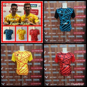 Baju Yonex Kostum Olahraga Bulutangkis Kaos Badminton Terbaru Tokopedia