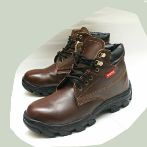Sepatu Safety Boot Bahan Kulit Sapi Type Jeruk Av 1 Tokopedia