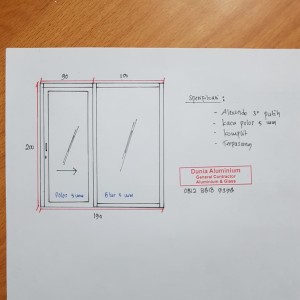 Pintu Sliding Alexindo Harga Murah Tokopedia