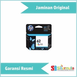 Hp 62 Tricolor Ink Catridge C2po6aa Original Tokopedia