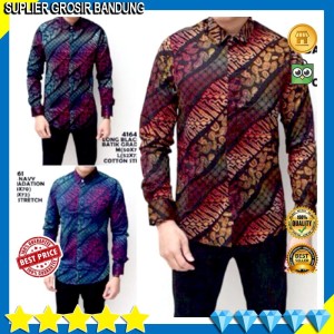 Batik Pria Baju Batik Hem Kemeja Batik Seragam 21 Tokopedia