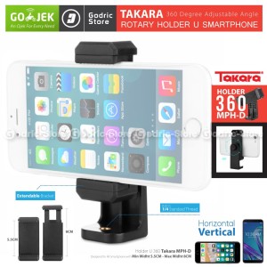 Holder Hp Tripod Mount 360 Portrait Dan Landscape Tokopedia