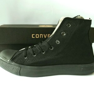 Sepatu Converse Full Black Tokopedia