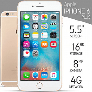 Iphone 6 Plus 16 Gold Grey Refurbished Garansi Distributor 1 Tahun Tokopedia