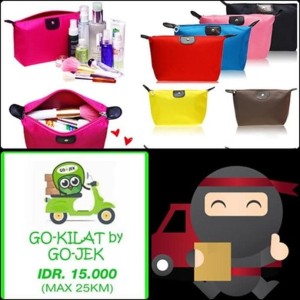 Promo Khusus Gokilat Dan Ninja Express Tas Kosmetik Pouch Kosmetik Bag Tokopedia