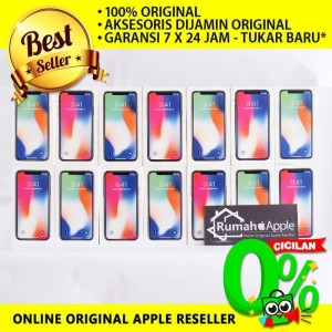 New Iphone X 64gb 64 Gb Silver N Black Space Grey Tokopedia