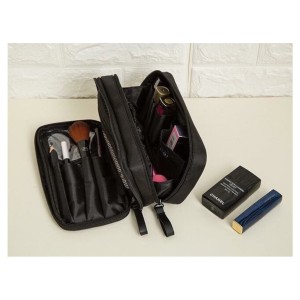 Dual Zip Cosmetic Makeup Beauty Pouch Tas Kosmetik Dua Sisi Tokopedia