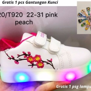 Sepatu Anak Cewek Import Bunga Sepatu Led Anak Perempuan Import Bunga Tokopedia