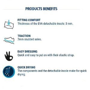 Sepatu Pantai Sepatu Snorkeling Subea 100 Aquashoes Tokopedia