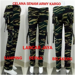 Celana Kargo Aerobic Senam Army Bawah Lutut Tokopedia