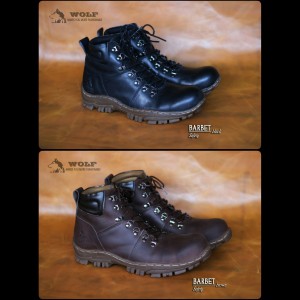 Sepatu Safety Kulit Wolf Barbet Tokopedia