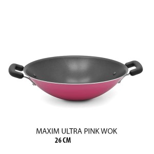 Maxim Ultra Pink Wok Teflon 30cm Tokopedia
