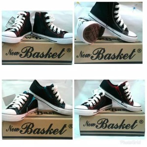 Sepatu Sekolah New Basket Resleting Lc Pendek Tokopedia