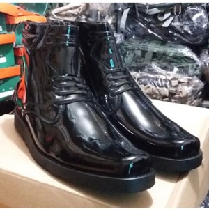 Sepatu Pdh Sol Rata Mengkilap Tokopedia