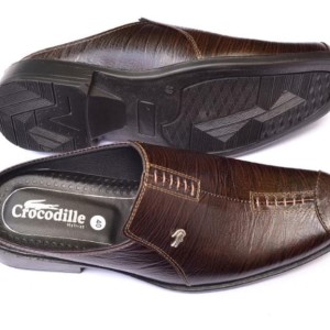 Sepatu Selop A8 Coklat Tokopedia